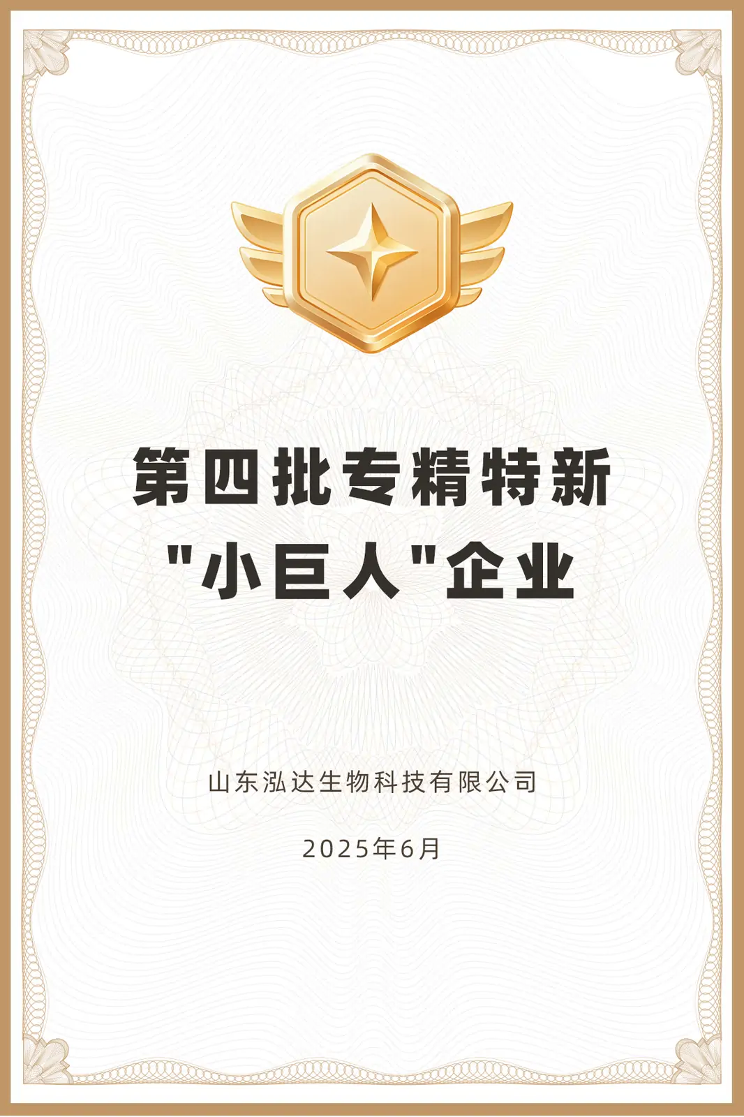第四批专精特新“小巨人”企业