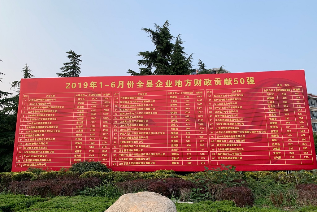 纳税过亿，地方财政贡献第一！这是泓达集团2019上半年的答卷