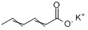 Bio-based Potassium Sorbate — molecular structure
