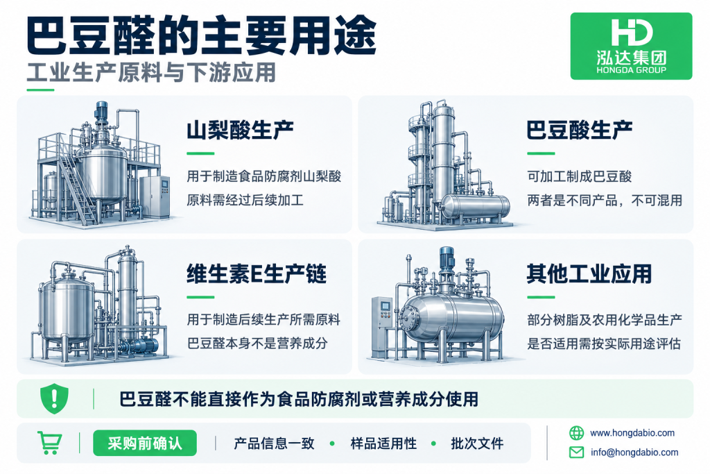 巴豆醛有什么用途？山梨酸生产与工业应用指南