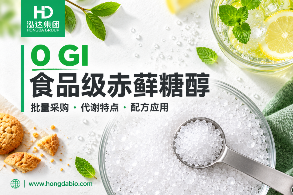 0 GI食品级赤藓糖醇：批量供应、代谢特点与配方指南