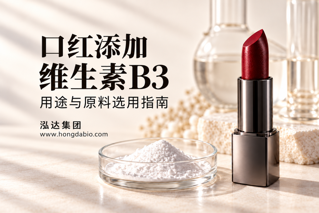 口红添加维生素B3：用途与原料选用指南